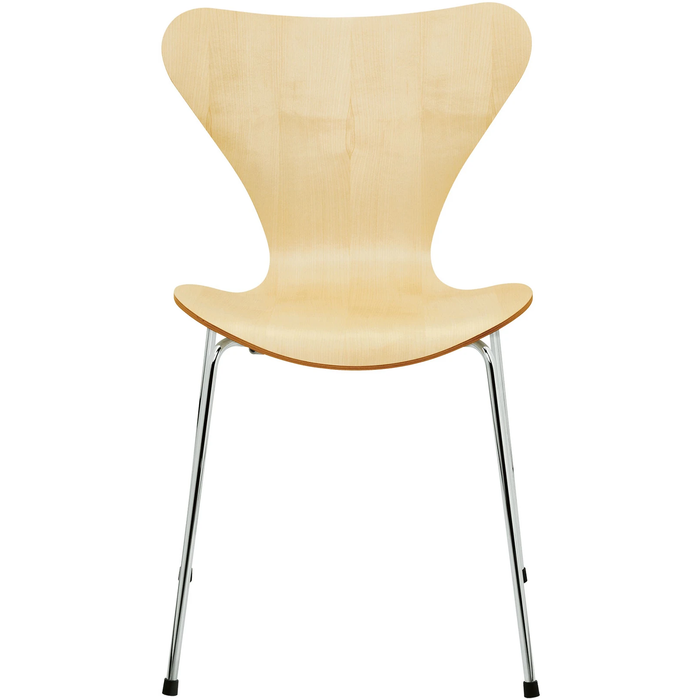 Photo of Sjuan 3107 Maple veneer - Dining chairs - Arne Jacobsen - Wood-coloured - Metal/wood