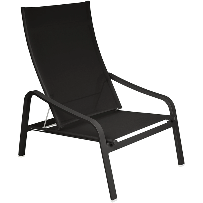 Alizé Low Armchair Liquorice - Solstolar & Solsängar - Pascal Mourgue - Metall
