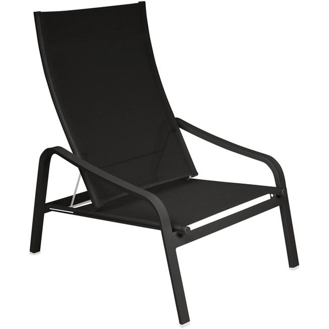 Photo of Alizé Low Armchair Liquorice - Solstolar & Solsängar - Pascal Mourgue - Metall