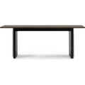 Thumbnail photo of Panel Table 90 X 200 Cm Black Dark Brown - Matbord - Simon Legald - Brun - Metall/trä