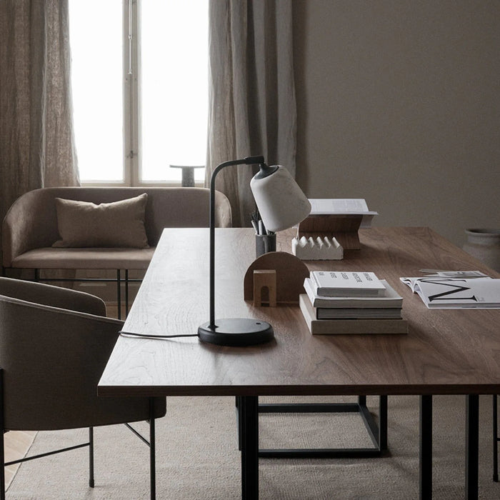 Photo of Material Table Lamp White