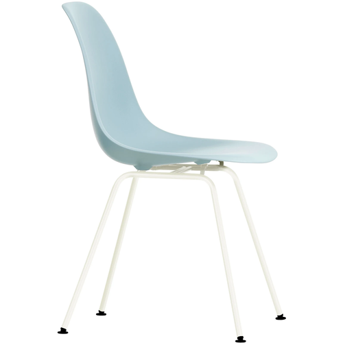 Photo of Eames Plastic Chair Dsx - 23 Ice Grey - White Base - Matstolar - Charles & Ray Eames - Grå - Metall/plast