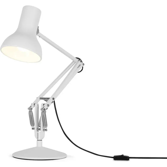 Photo of Type 75 Mini Desk Lamp Alpine White - Desk Lamps - Sir Kenneth Grange - White