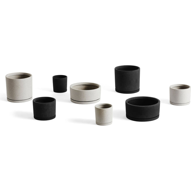 Photo of Plant Pot with saucerlarge-black