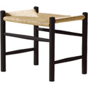 J16 Stool Natural-Black Lacquered Oak