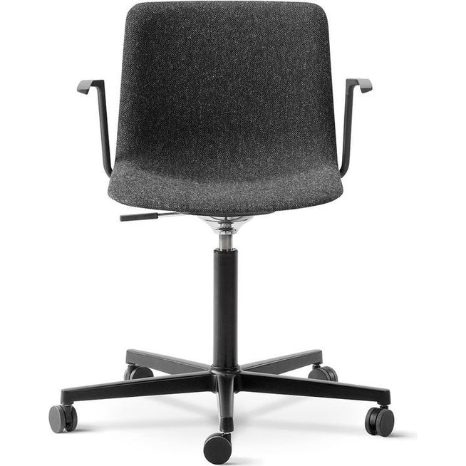 Photo of Pato Office Armchair 4032 By Welling/ludvik - Full Upholstery - Kontorstol - Hallingdal 180 - W69 X D62,5 X H78-90 X Sh44-56 Cm