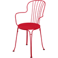 Thumbnail photo of Opera+ Armchair Poppy 67 - Outdoor dining chairs - Red - Metal