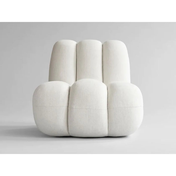Photo of Toe Lounge Chair Linen White Chalk