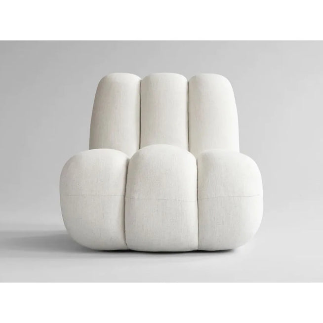 Photo of Toe Lounge Chair Linen White Chalk