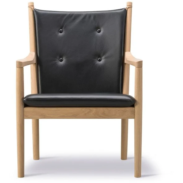 1788 Chair By Hans J. Wegner - Lænestol - Omni 301 Black - W65,5 X D70 X H88 X Sh43,5 Cm