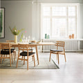 Thumbnail photo of C35 Table Extension Leaf 95x45 Cm Dark Grey-oak Nature Lacquered