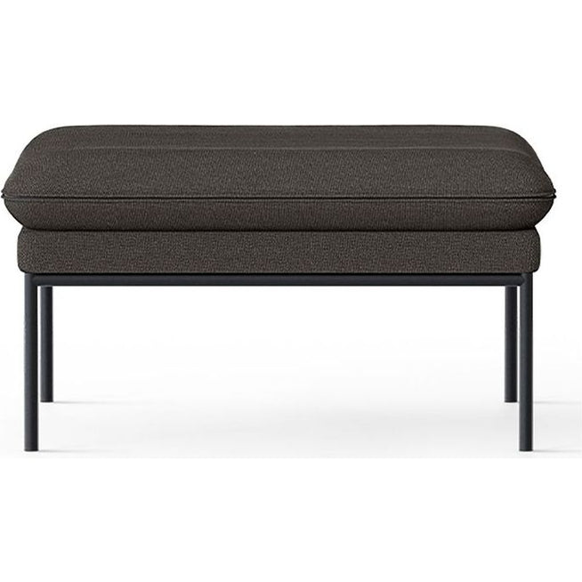 Photo of Turn Puf - Puf - Black - Steelcut Trio - Dark Brown - W80 X H42 X D80 Cm