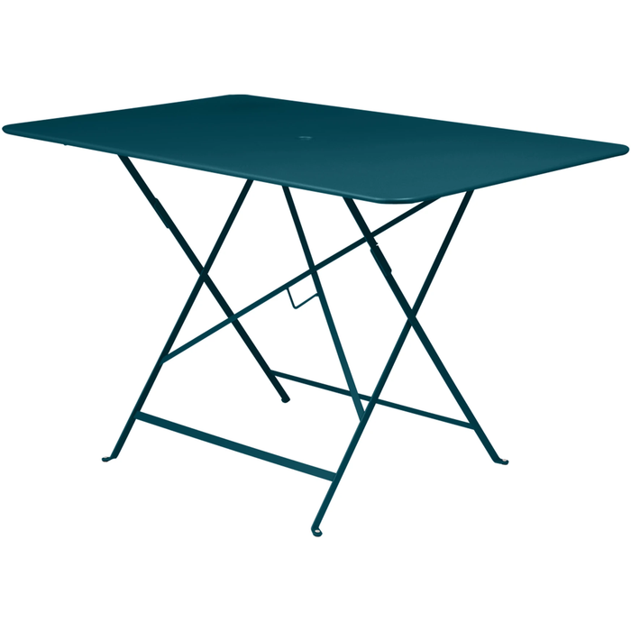 Photo of Bistro Table 117 x 77 cm, Acapulco Blue - Outdoor dining table - Blue - Metal