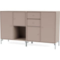 Thumbnail photo of Couple Sideboard - Mushroom / Matt Chrome Legs - Sideboards - Peter J. Lassen - Beige - Mdf