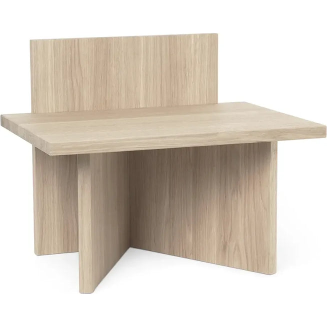 Photo of Oblique Stool - Skammel - Natural Oak - B40 X H33 X D29 Cm