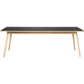 Thumbnail photo of C35c Dining Table 95x220 Cm Dark Grey-oak Nature Lacquered