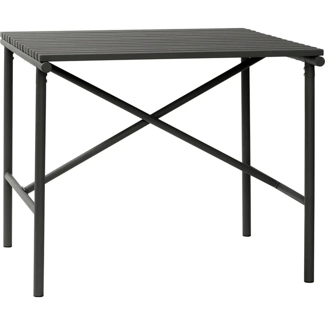 Photo of Outdoor Table Metal - Black 90x90xH76cm