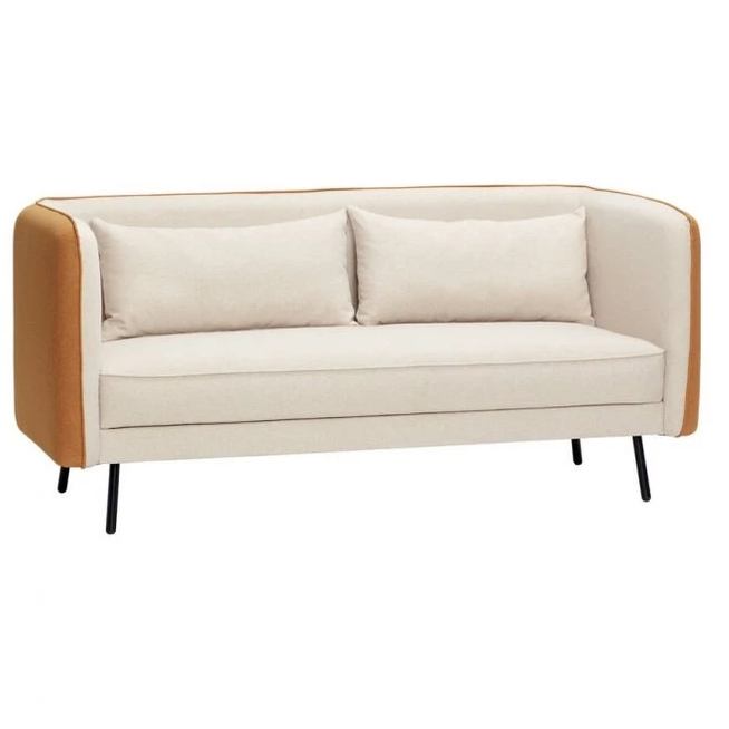 Photo of Sofa I Polyester / Metal - Beige / Orange