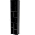 Thumbnail photo of Loom Slim Bookcase, Plinth H3 Cm - Anthracite - Bokhyllor - Peter J. Lassen - Svart - Mdf