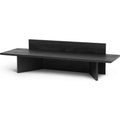 Thumbnail photo of Oblique Bench - Bænk - Black Oiled Oak - W120 X H33 X D40,3 Cm