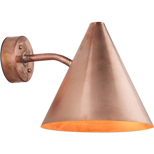 Photo of Tratten Wall Lamp, Raw Copper - Wall Lamps Outdoor - Hans-agne Jakobsson - Copper