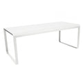 Bellevie Table 196 X 90 Cm Cotton White - Matbord Utomhus - Pagnon & Pelhaître - Vit - Metall
