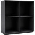 Thumbnail photo of Show Bookcase, Plinth H3 Cm - Anthracite - Hyllor - Svart - Mdf