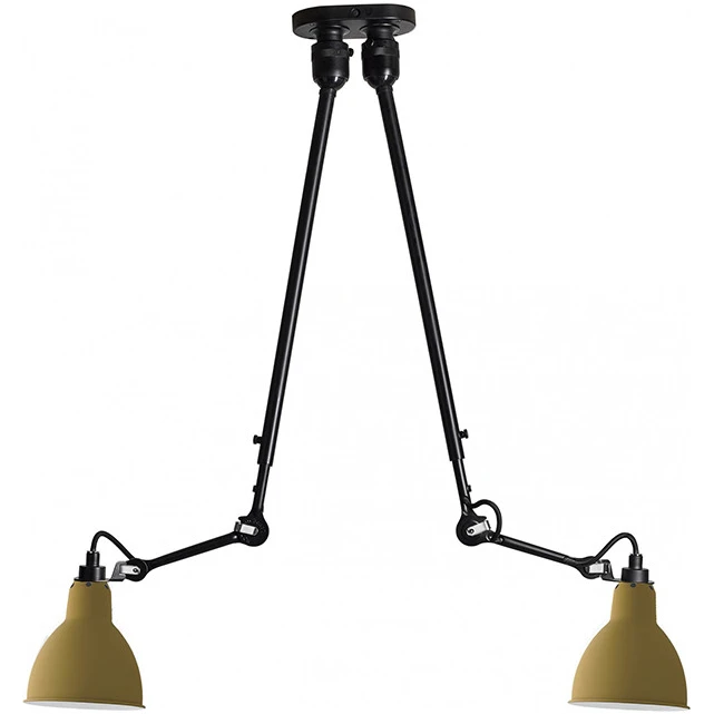 Photo of No. 302 Double Ceiling Lamp From Lampe Gras