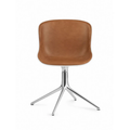 Thumbnail photo of Hyg Swivel Chair By Simon Legald / Front Upholstery - Spisebordsstol - White / Ultra Leather Brandy - H: 84 X L: 54 X D: 55,5 X Sh: 46 Cm - 12,8 Kg