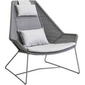 Thumbnail photo of Breeze Highback Loungestol 5469 Li/ls/lw - Loungestol - Lysegrå - B: 98 X D: 87 X H: 98 X Sh: 40 Cm