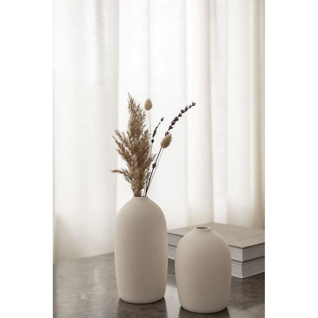 Raw Vase White