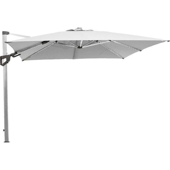 Photo of Hyde Luxe Tilt Parasol, 3x3 m - Silver - without cover, without stone