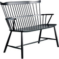 Thumbnail photo of J52d Bench Beech Black Painted