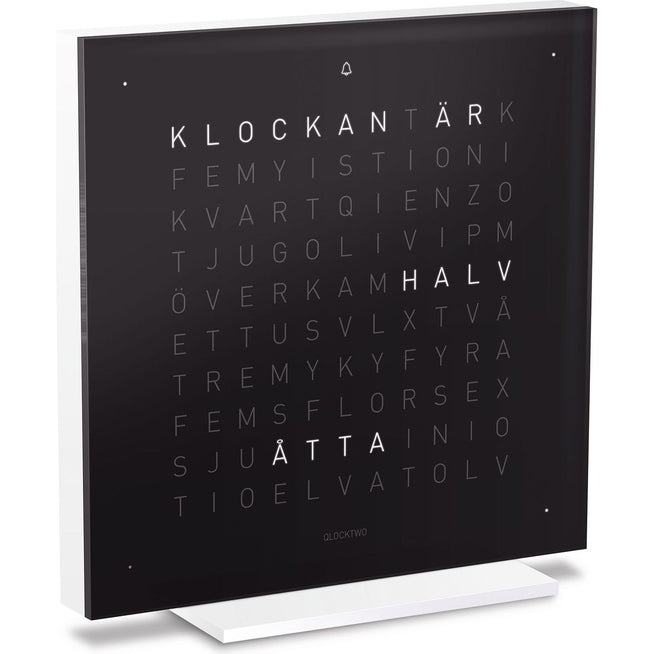 Photo of Qlocktwo Touch Acrylic, Black Ice Tea, Se - Klockor - Biegert & Funk - Svart