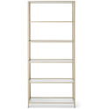 Haze Bookcase - Reeded Glas