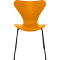 Thumbnail photo of Sjuan 3107 Burnt Yellow Coloured Box/black - Dining chairs - Arne Jacobsen - Yellow - Metal/wood