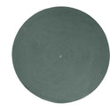 Circle Rug Round Dark Green