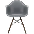 Eames Plastic Armchair Daw - 56 Granite Grey - Dark Maple - Matstolar - Charles & Ray Eames - Grå - Metall/trä/plast