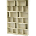Thumbnail photo of Read Spacious Bookshelf - Plinth H3 Cm - Vanilla - White - Mdf