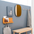 Framed Mirror Small, Grey/clear Glass - Half Body Mirrors - Anderssen & Voll - Grey