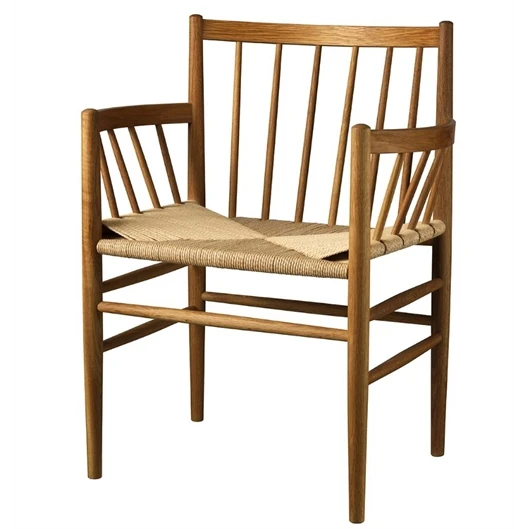 Chair Jørgen Bækmark J81 Oak/Wicker