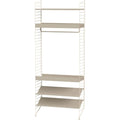 Thumbnail photo of String Golvgavel 200, Beige, 2-pack - Hyllsystem - Nils Strinning - Beige - Metall