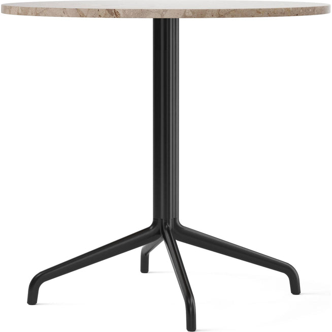 Photo of Harbour Column Dining Table 4-star - Black/sand - Ø80 Cm - Matbord - Norm Architects - Beige,svart - Metall/sten