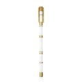Thumbnail photo of Stripe White/Brass Large - Bathroom Lamps