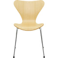 Thumbnail photo of 3107 Sjuan, Ash veneer - Dining chairs - Arne Jacobsen - Wood-coloured - Metal/wood