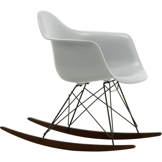 Photo of Eames Plastic Armchair Rar - 24 Light Grey - Basic Dark Base - Dark Maple - Matstolar - Charles & Ray Eames - Grå - Metall/trä/plast