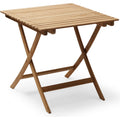 Thumbnail photo of Selandia Table 75 - Garden table - Brown - Wood