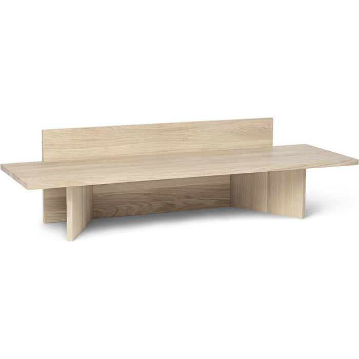Photo of Oblique Bench - Bænk - Natural Oak - W120 X H33 X D40,3 Cm