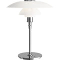 Thumbnail photo of Ph 4½-3½ Glas Bordlampe Krom