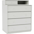Thumbnail photo of Keep Chest Of Drawers - Plinth H3 Cm - Nordic - Grey - Wood